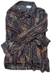 Elvis Presley Personally Owned & Worn Shirt, in Distinctive 1960-70s Pattern -- With COA From Graceland Authenticated